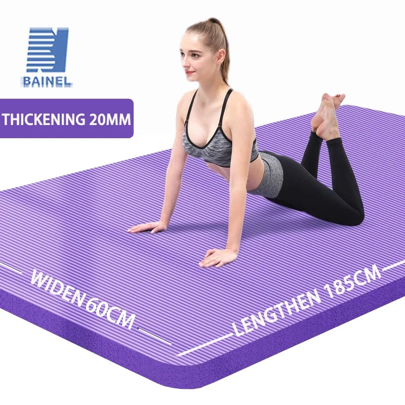 20MM Extra Thick Anti-Slip Yoga Mat – Women's Pilates & Fitness Mat