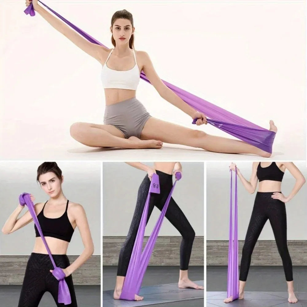 Portable Yoga & Pilates Hip Circle Resistance Band – Latex Fitness Belt