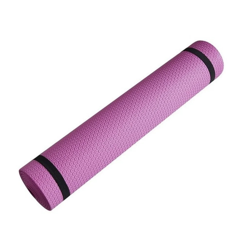 Anti-Slip Sports Fitness Yoga Mat – 3MM–6MM EVA Foam (Multi-Color)