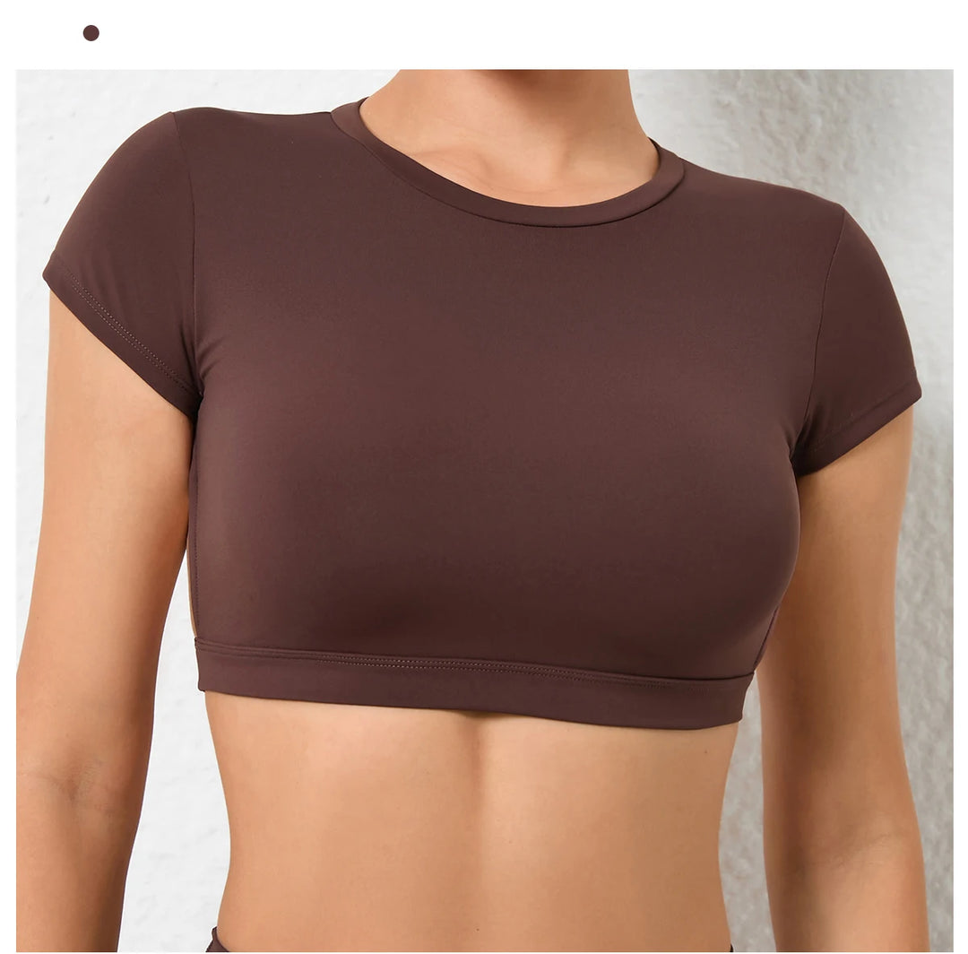 Backless Sports Shirt for Women