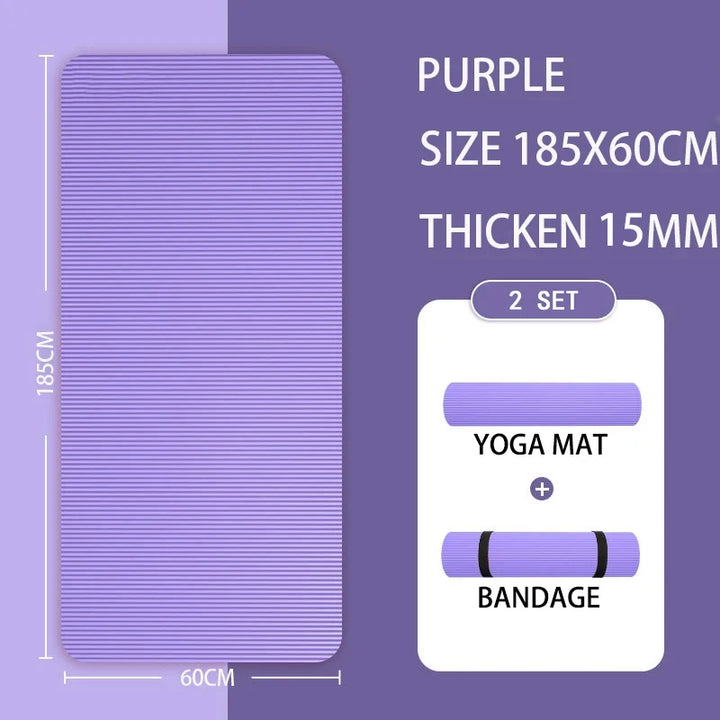 20MM Extra Thick Anti-Slip Yoga Mat – Women&