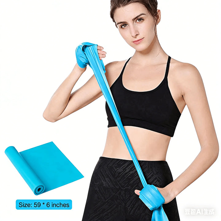 Portable Yoga &amp; Pilates Hip Circle Resistance Band – Latex Fitness Belt