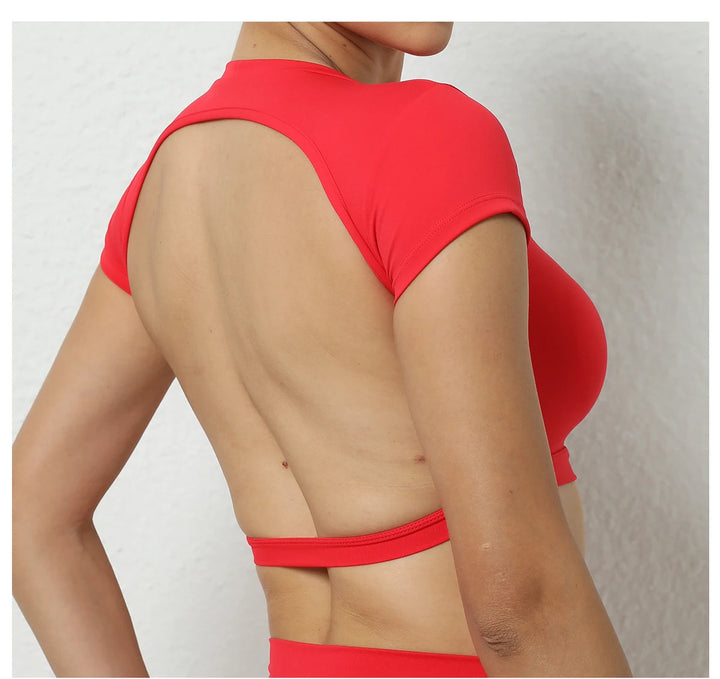 Backless Sports Shirt for Women