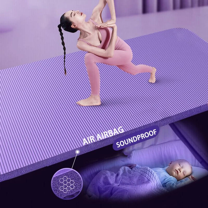20MM Extra Thick Anti-Slip Yoga Mat – Women&