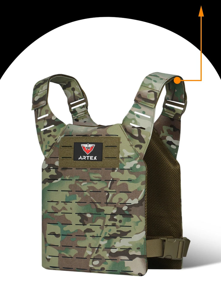 ARTEX Simple Weighted Vest Men Womens Weighted Vest for Walking Running Training Rucking Adjustable Weight Vest tactical vests