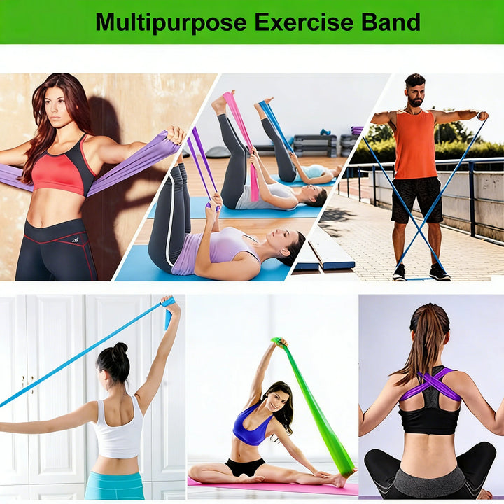 Portable Yoga &amp; Pilates Hip Circle Resistance Band – Latex Fitness Belt