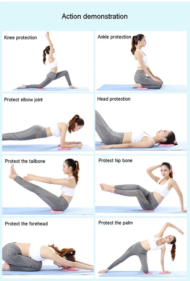 Yoga Kneeling Mat Thickened Flat Support Mat Knee Pad Portable Elbow Pad Yoga Mat Sports Fitness