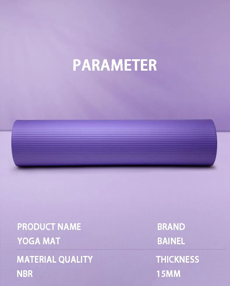 20MM Extra Thick Anti-Slip Yoga Mat – Women&