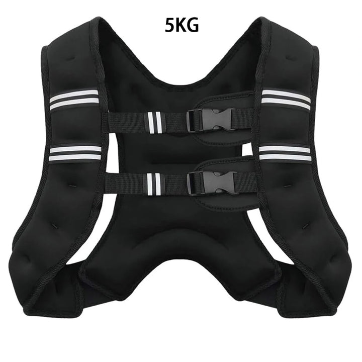 Weighted Vest with Reflective Stripes