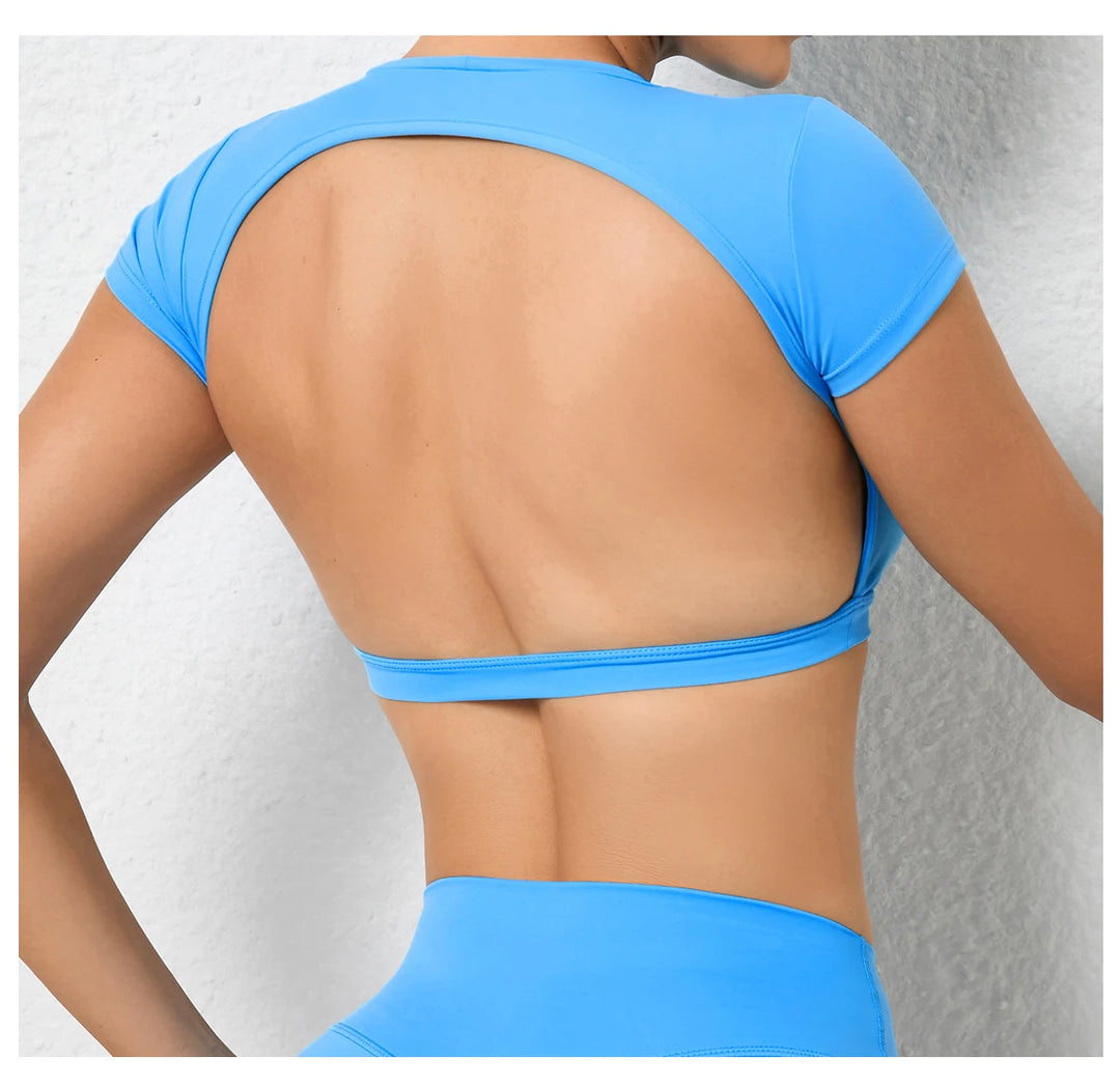 Backless Sports Shirt for Women
