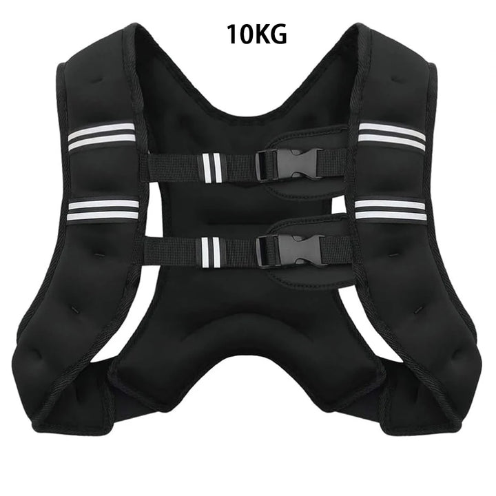 Weighted Vest with Reflective Stripes