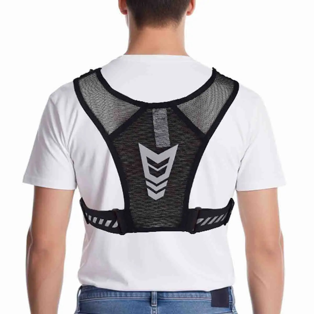 Adjustable Weighted Vest for Running &amp; Fitness, Unisex Workout Vest with Reflective Strips, Breathable Strength Training Jacket