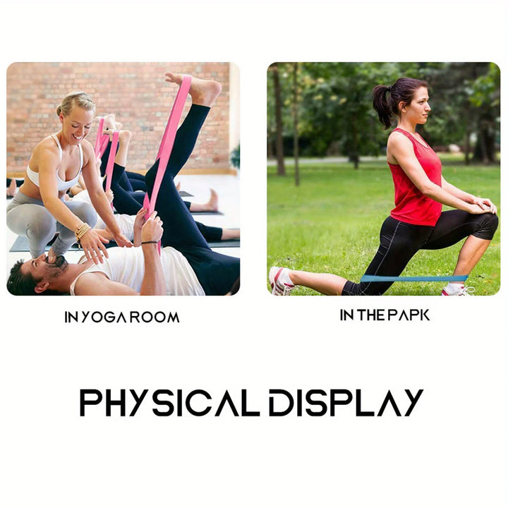 Resistance Bands 5 Levels 10–40LB – Yoga, Pilates &amp; Strength Training