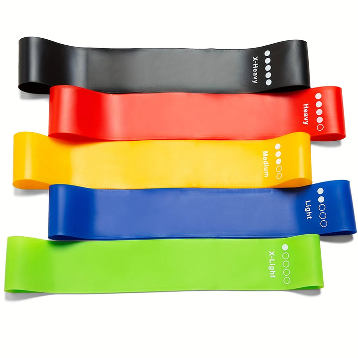 Resistance Bands 5 Levels 10–40LB – Yoga, Pilates &amp; Strength Training