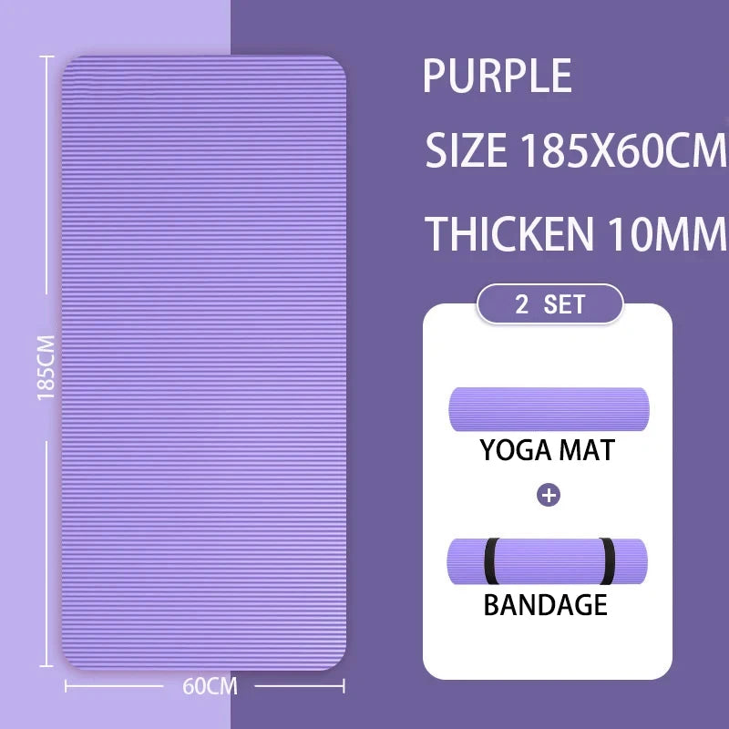 20MM Extra Thick Anti-Slip Yoga Mat – Women&