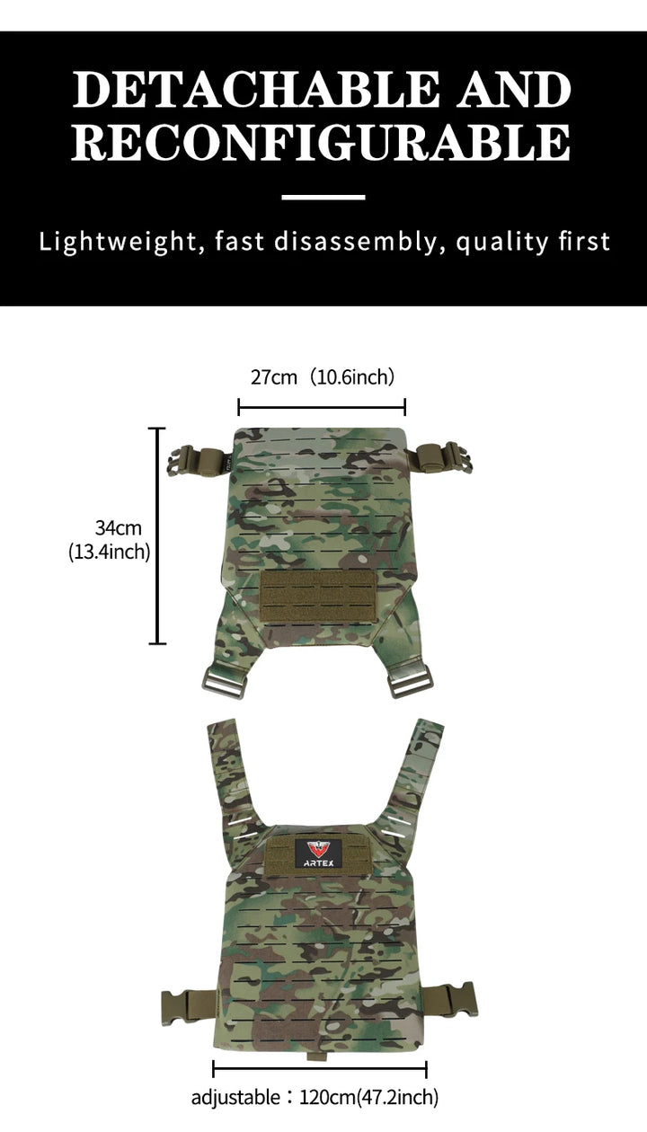ARTEX Simple Weighted Vest Men Womens Weighted Vest for Walking Running Training Rucking Adjustable Weight Vest tactical vests