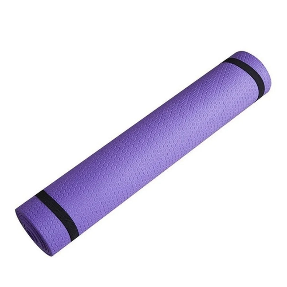 Anti-Slip Sports Fitness Yoga Mat – 3MM–6MM EVA Foam (Multi-Color)