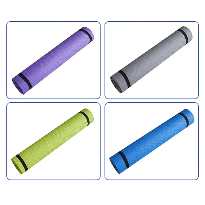 Anti-Slip Yoga Mat – 3MM–6MM EVA Foam for Yoga &amp; Pilates