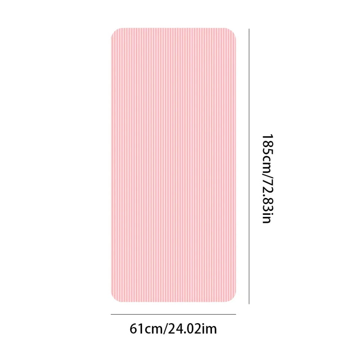 Yoga Mat Non Slip Exercise Mat Thick Solid Color Fitness Mat Yoga Workout Mat Multi-Function for Home Gym