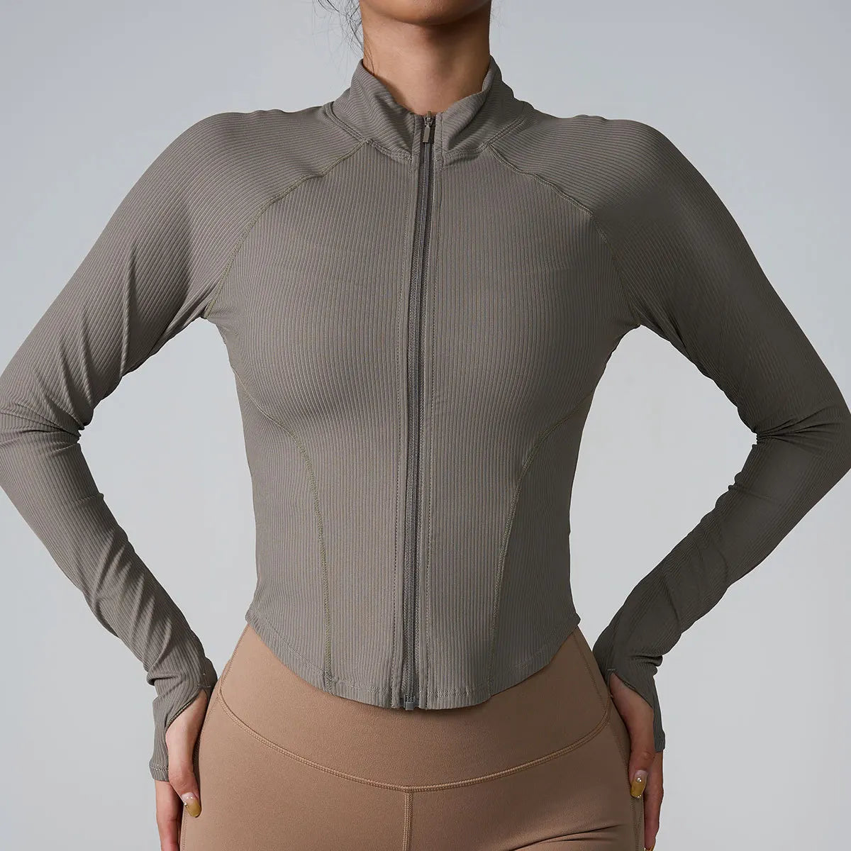 Women's Ribbed Workout Top
