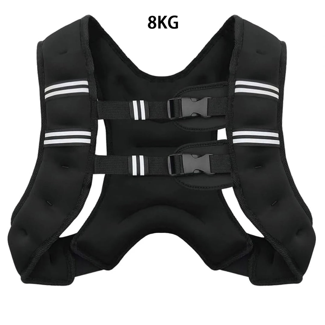Weighted Vest with Reflective Stripes