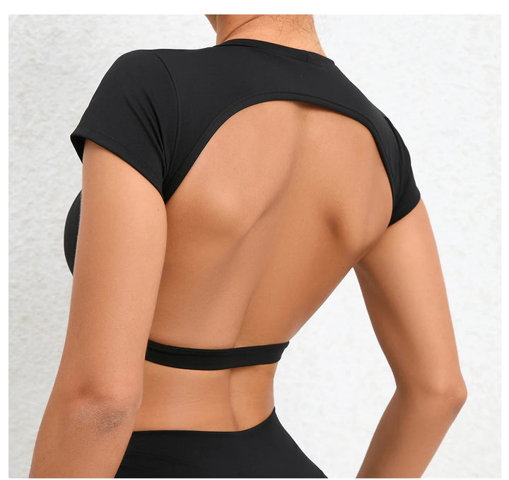 Backless Sports Shirt for Women