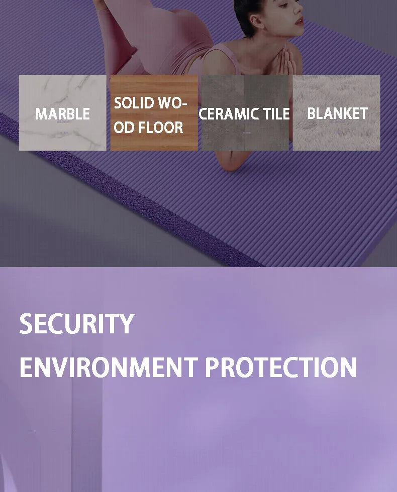 20MM Extra Thick Anti-Slip Yoga Mat – Women&