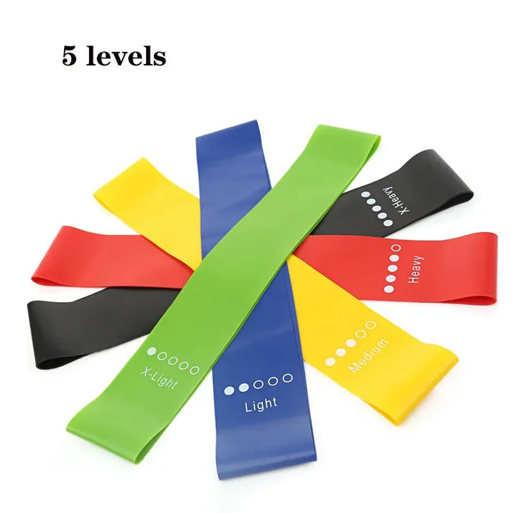 Resistance Bands Set 5–30LB – Yoga &amp; Pilates Bands for Women &amp; Men