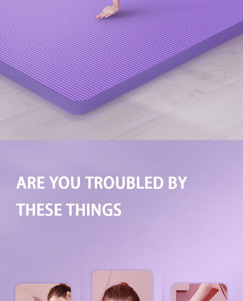 20MM Extra Thick Anti-Slip Yoga Mat – Women&
