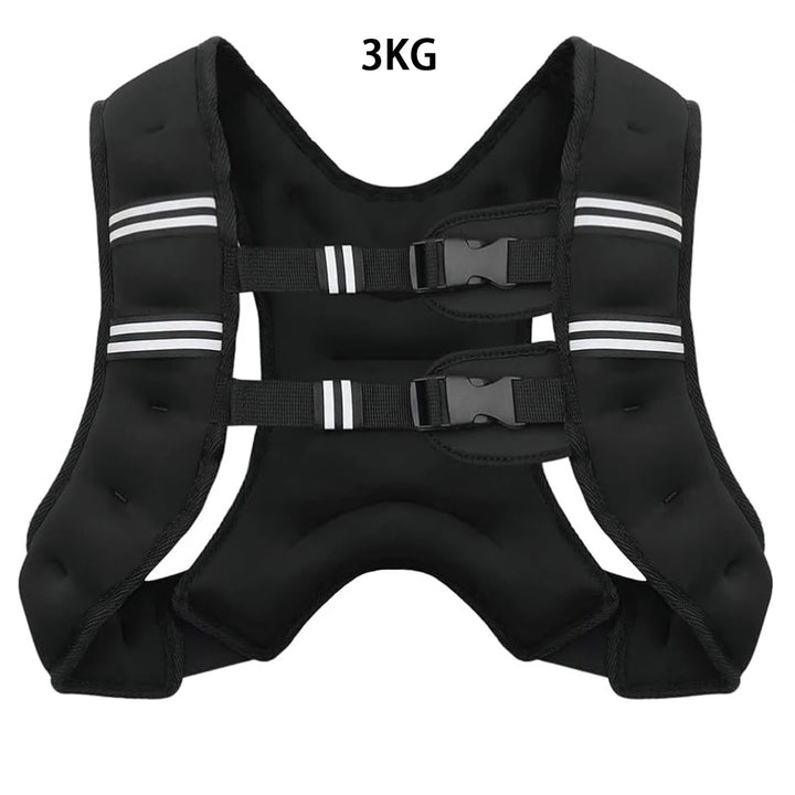 Weighted Vest with Reflective Stripes