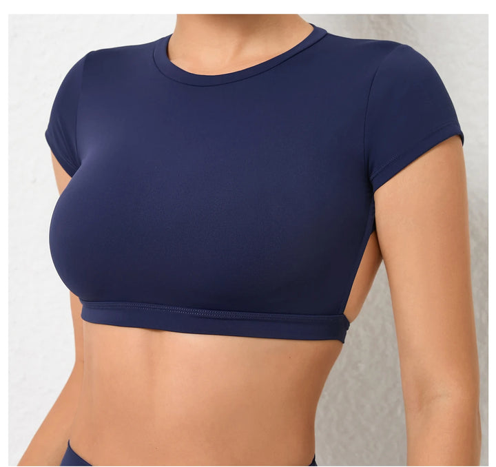 Backless Sports Shirt for Women