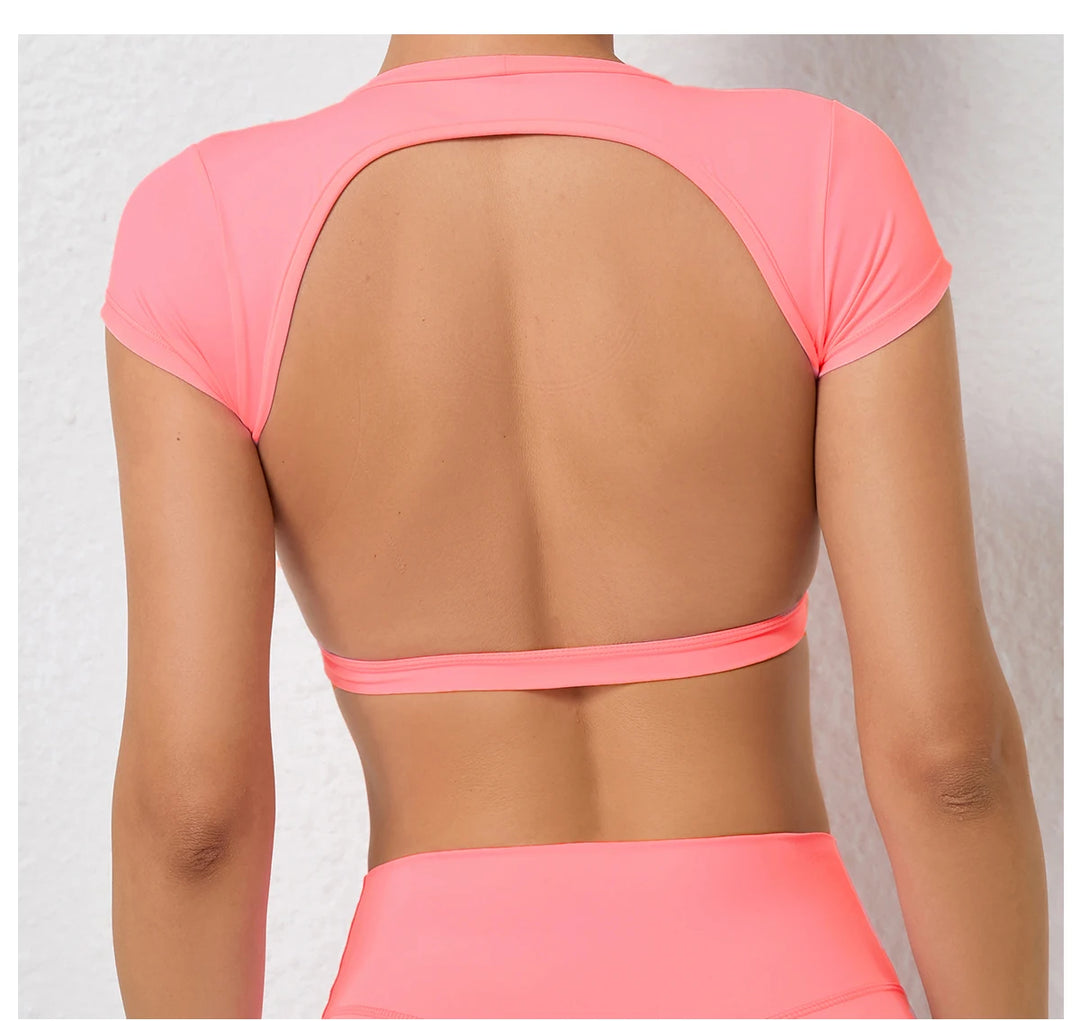 Backless Sports Shirt for Women