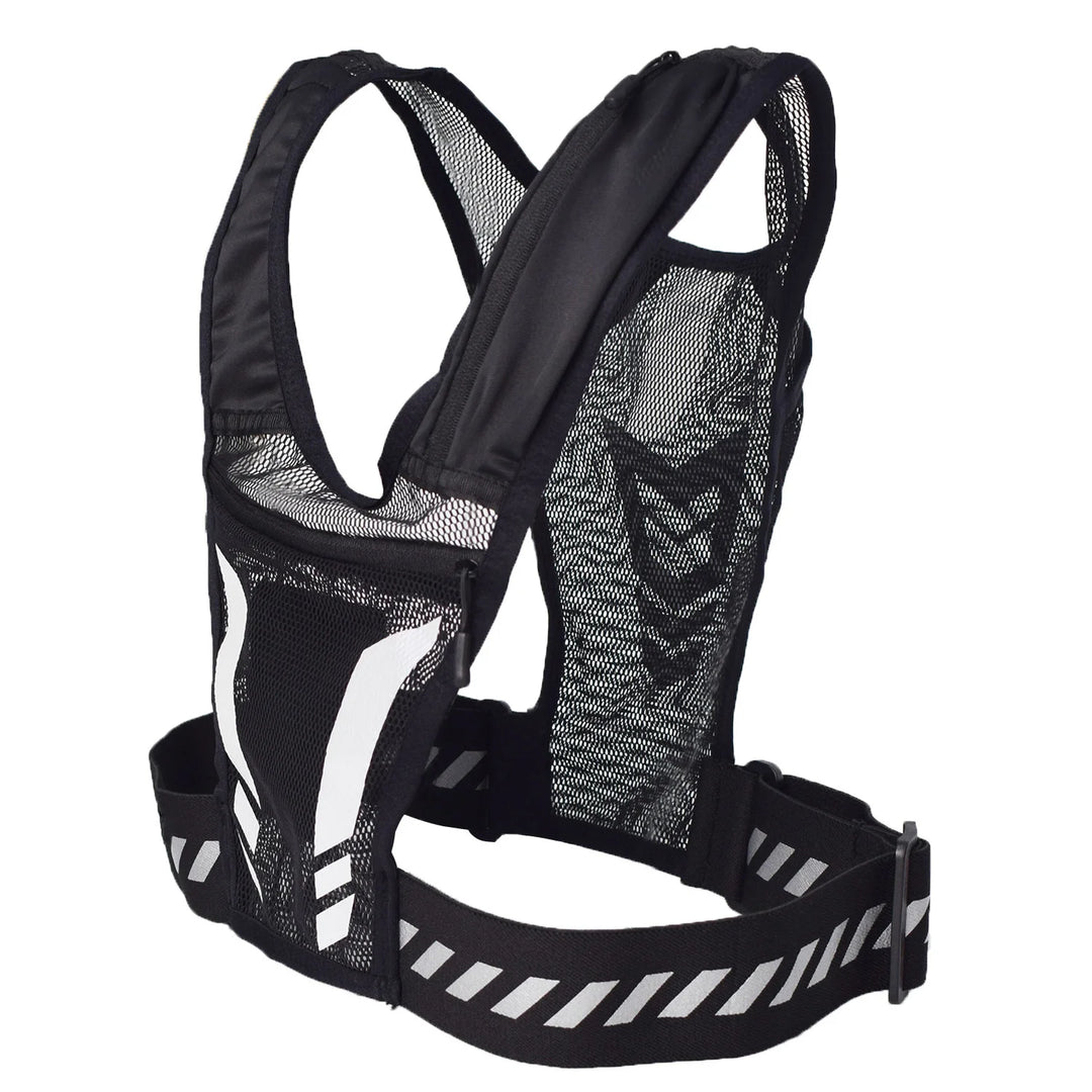 Adjustable Weighted Vest for Running &amp; Fitness, Unisex Workout Vest with Reflective Strips, Breathable Strength Training Jacket