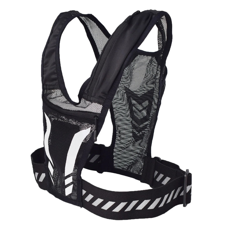 Adjustable Weighted Vest for Running &amp; Fitness, Unisex Workout Vest with Reflective Strips, Breathable Strength Training Jacket