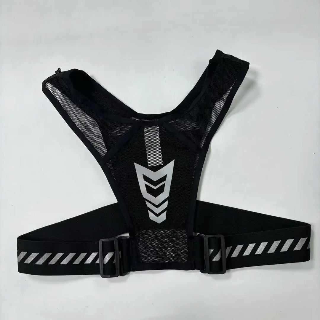 Adjustable Weighted Vest for Running &amp; Fitness, Unisex Workout Vest with Reflective Strips, Breathable Strength Training Jacket