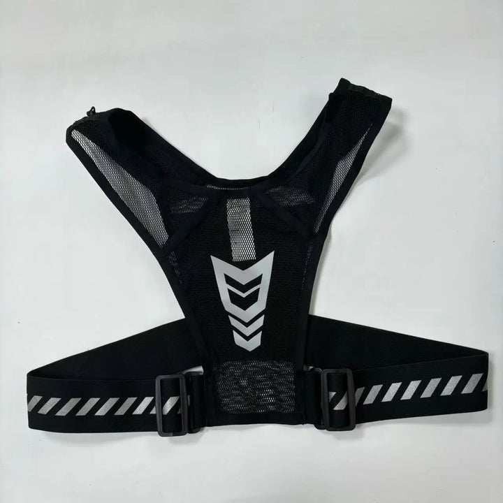 Adjustable Weighted Vest for Running &amp; Fitness, Unisex Workout Vest with Reflective Strips, Breathable Strength Training Jacket