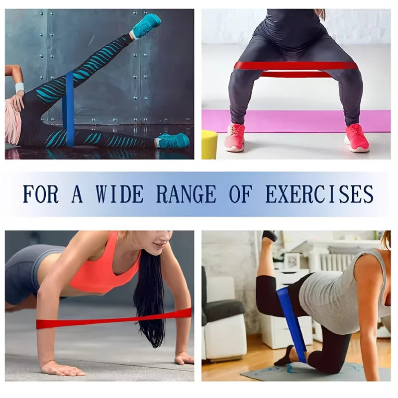 Resistance Bands 5 Levels 10–40LB – Yoga, Pilates & Strength Training