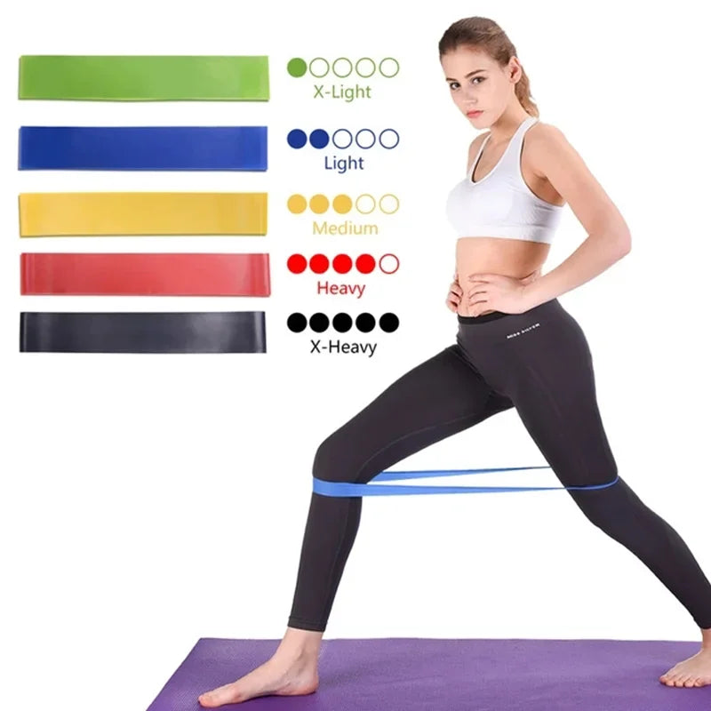 Resistance Bands Set 5–30LB – Yoga & Pilates Bands for Women & Men