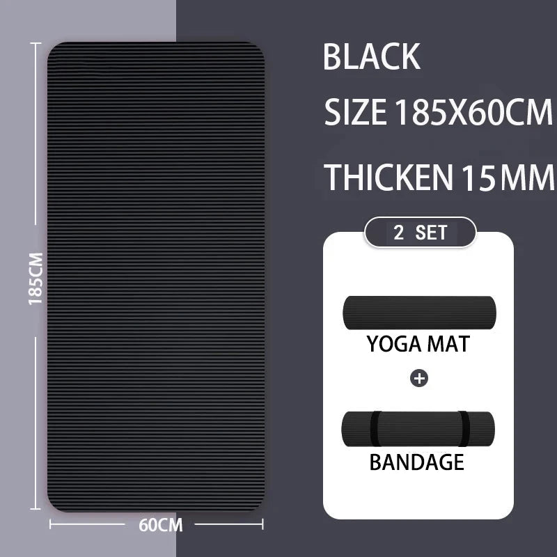 20MM Extra Thick Anti-Slip Yoga Mat – Women&