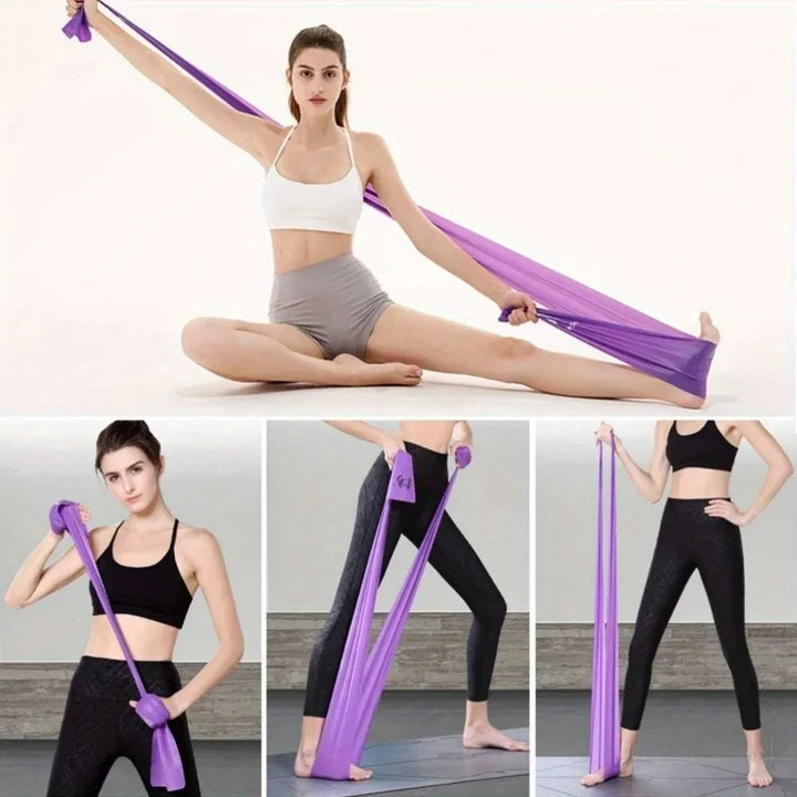 Portable Yoga &amp; Pilates Hip Circle Resistance Band – Latex Fitness Belt