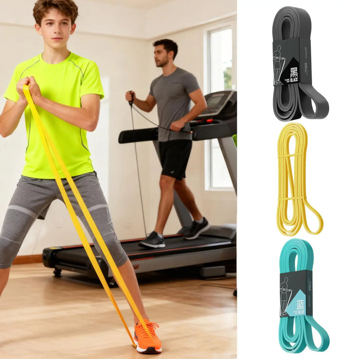 Workout Resistance Bands – Elastic Pull Up &amp; Stretching Bands for Home Gym