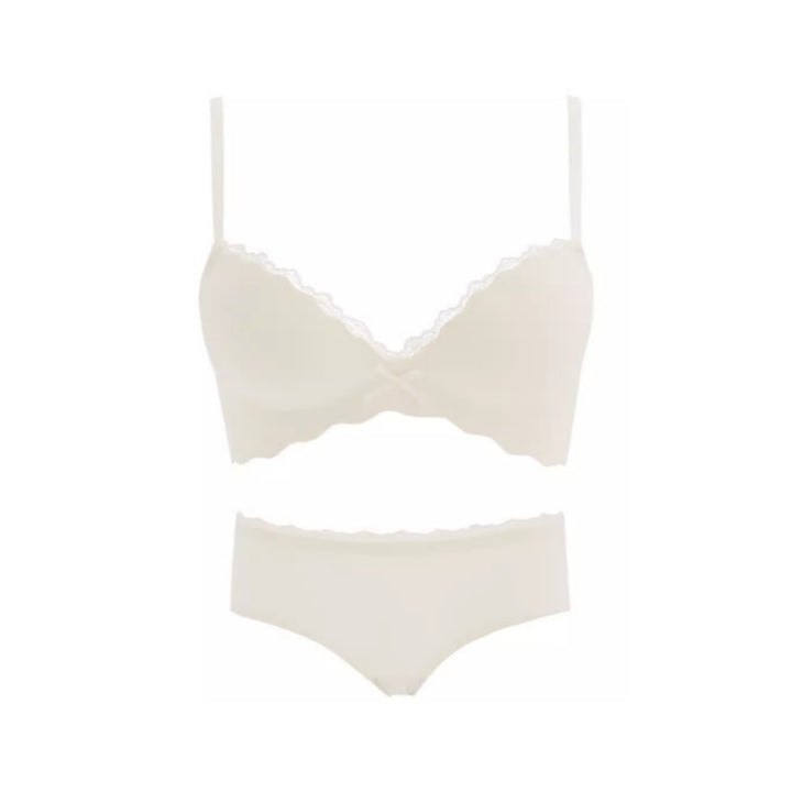 Seamless Push-Up Wireless Bra Set for Small Bust