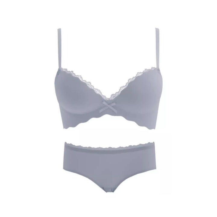 Seamless Push-Up Wireless Bra Set for Small Bust